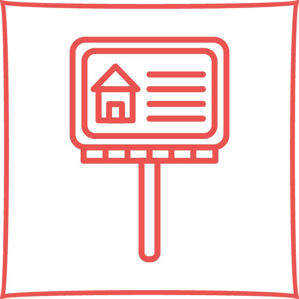 Billboard Vector Icon