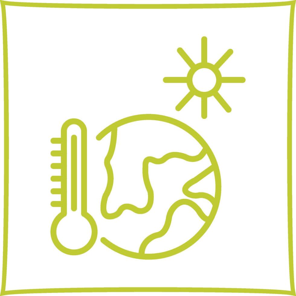 icono de vector de temperatura