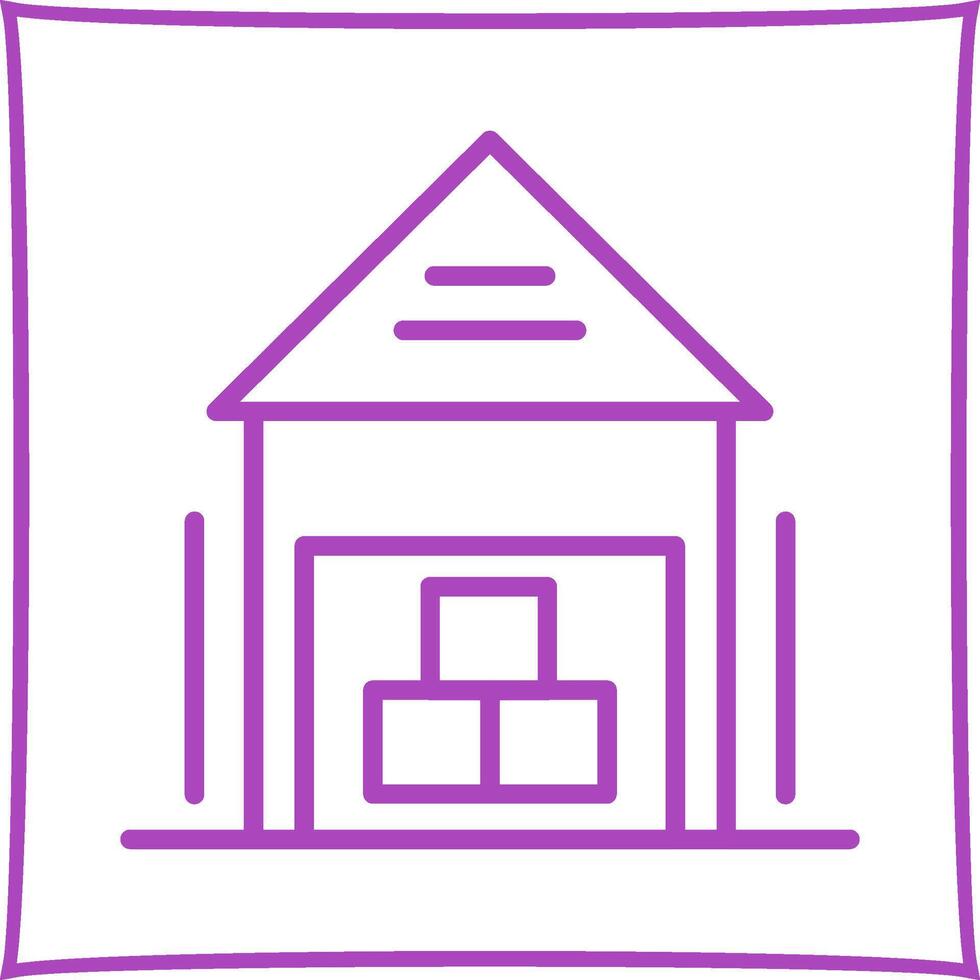 Warehouse Vector Icon