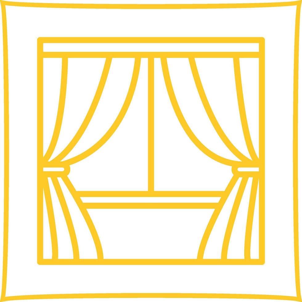 Curtains Vector Icon