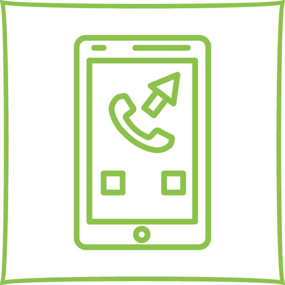 Outgoing Call Vector Icon