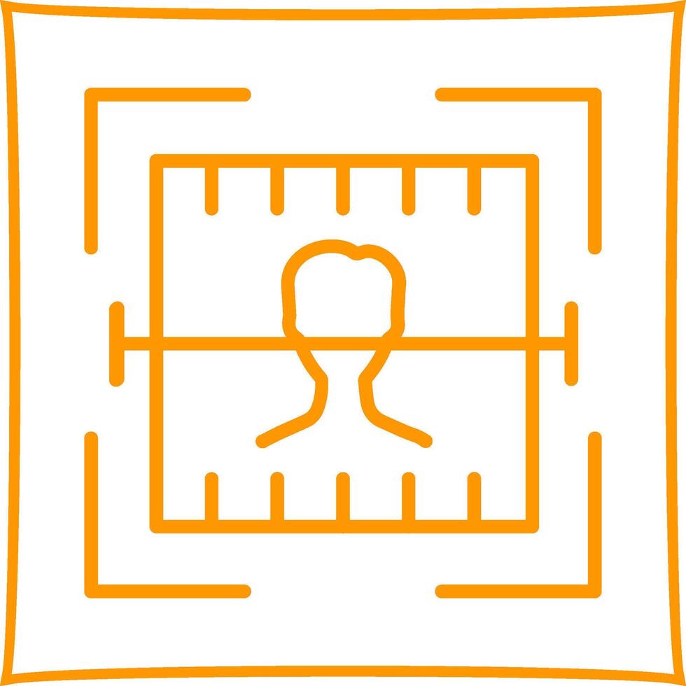 Face Scan Vector Icon