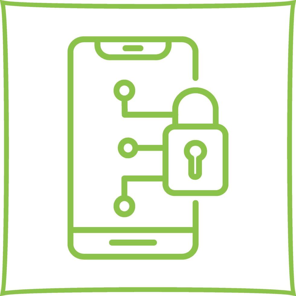 Secure Device Vector Icon