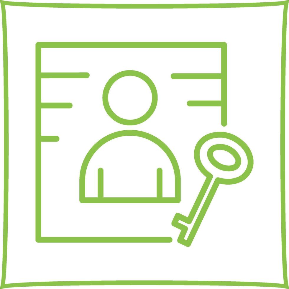 Business Key Vector Icon