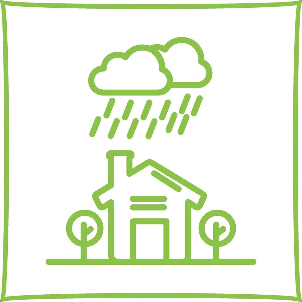 Rain Vector Icon