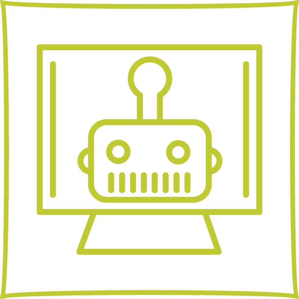 Artificial Bot Vector Icon