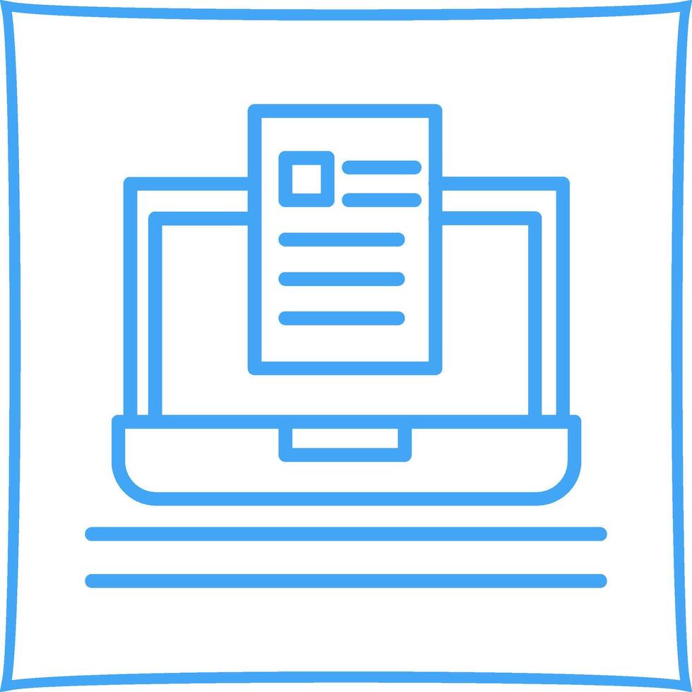 Blog Vector Icon