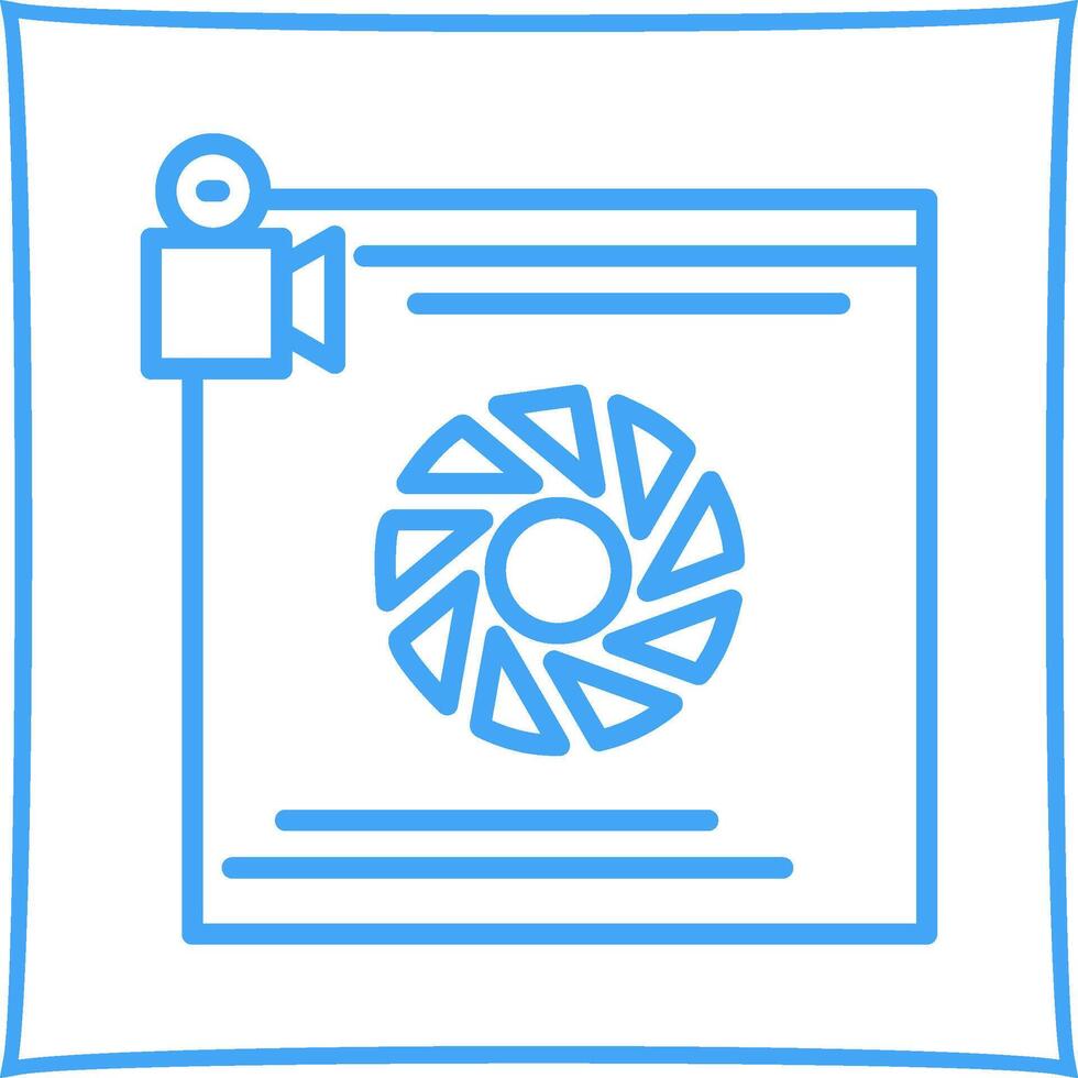 Camera Lens Vector Icon