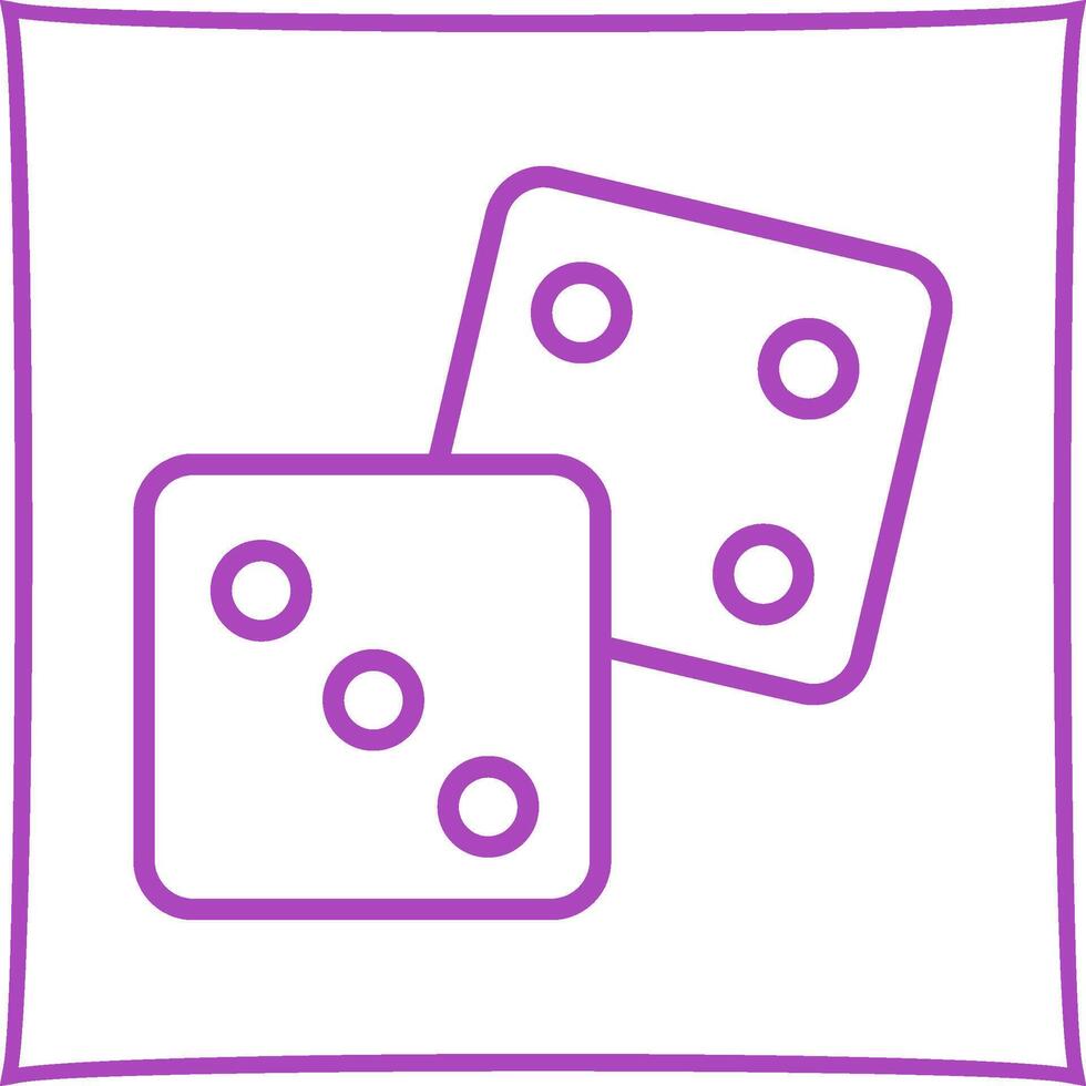 Dice Vector Icon