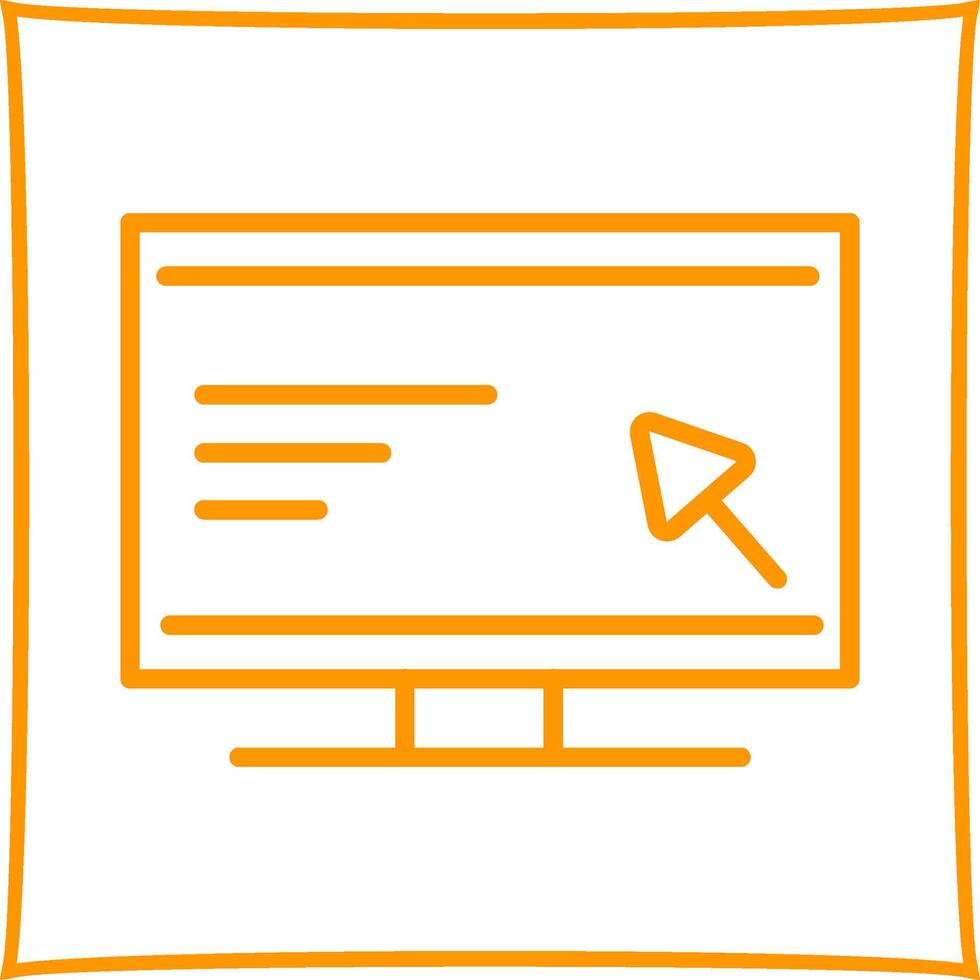 Screen Vector Icon