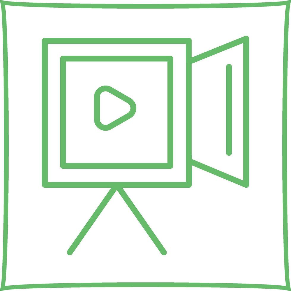 icono de vector de grabación de video