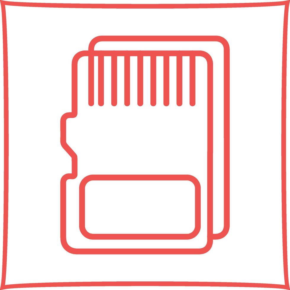 SD Card Vector Icon