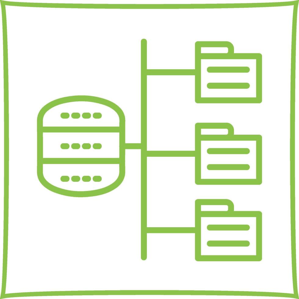 Data Structure Vector Icon