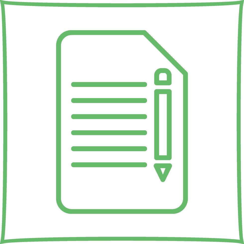 Edit Document Vector Icon