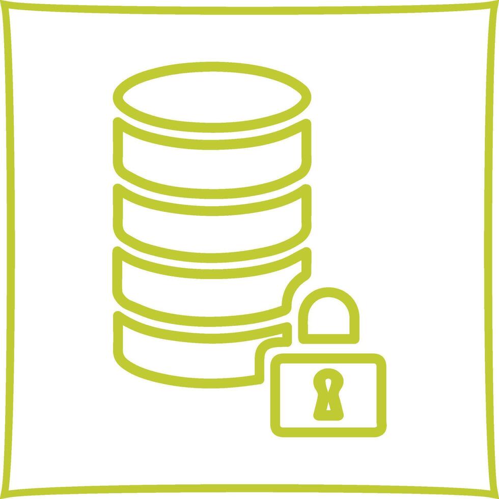 Encrypted Data Vector Icon