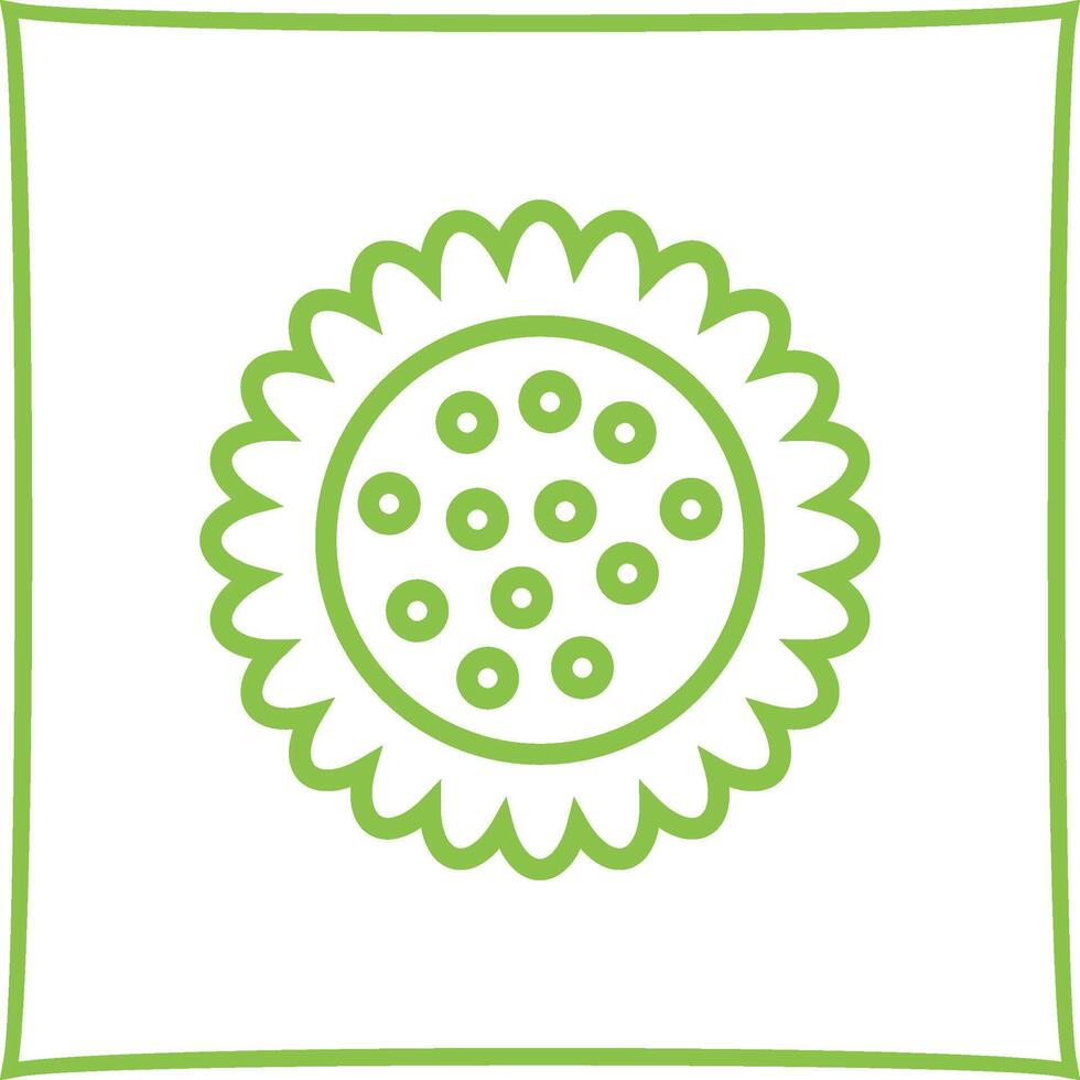 Sunflower Vector Icon