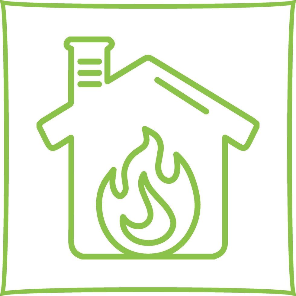 Housefire Vector Icon