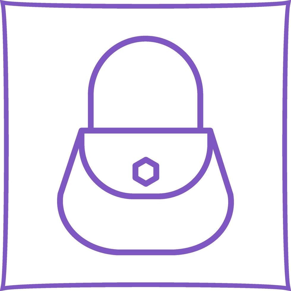 Ladies Bag Vector Icon