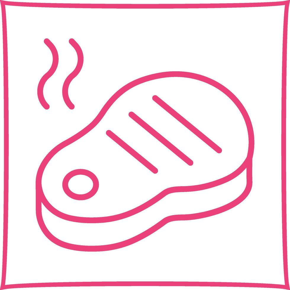 Steak Vector Icon