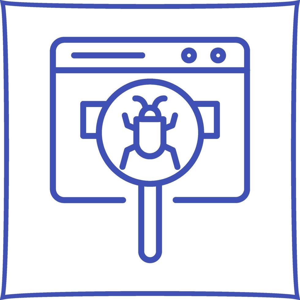 Web Bug Vector Icon