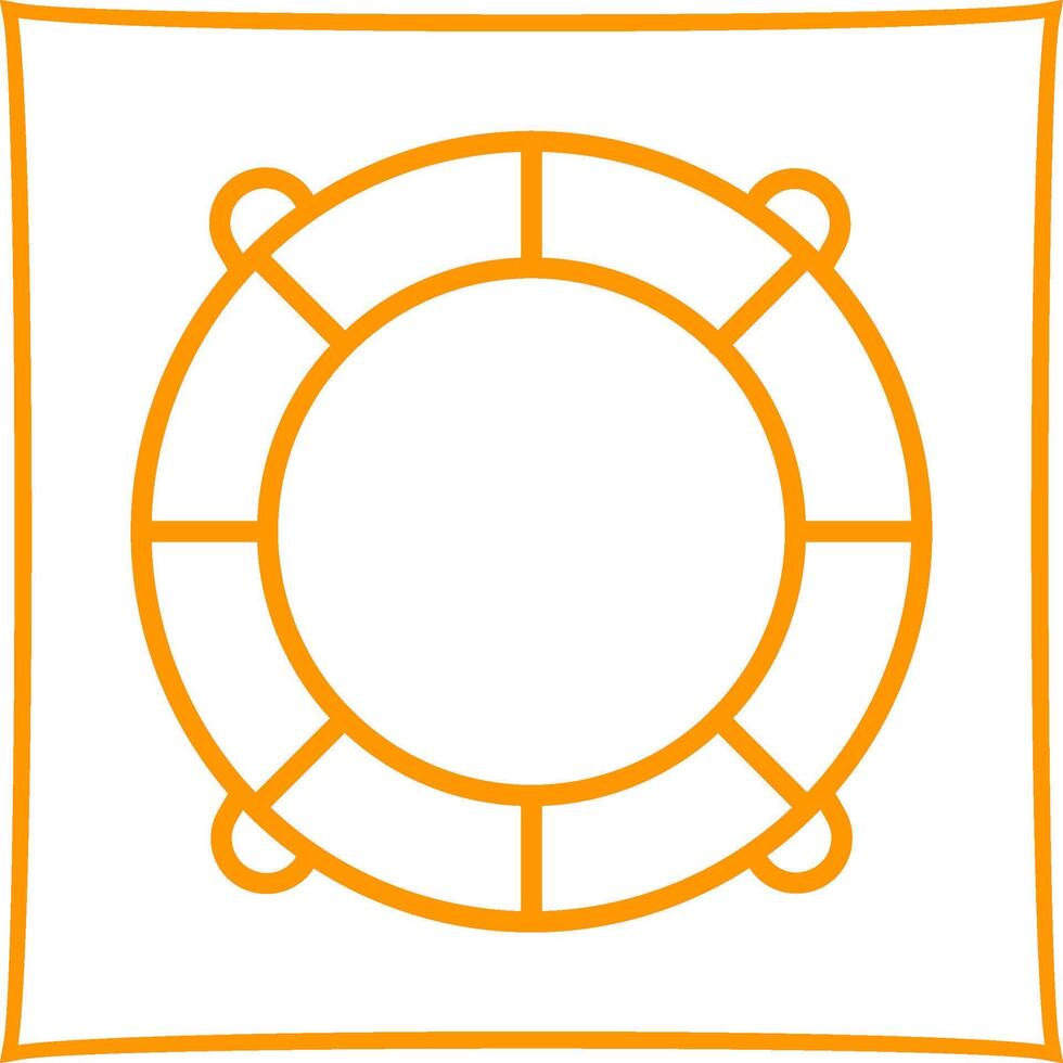 Life Saving Tube Vector Icon