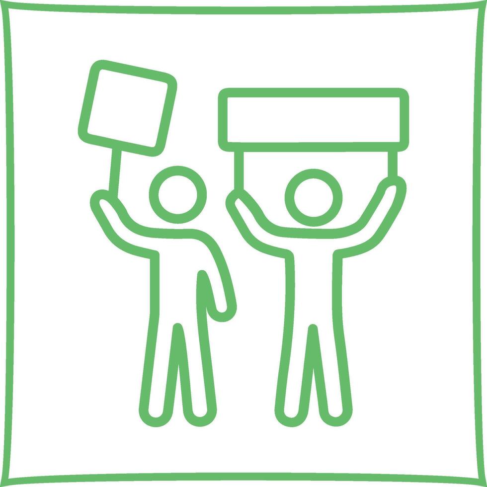 Protester Vector Icon