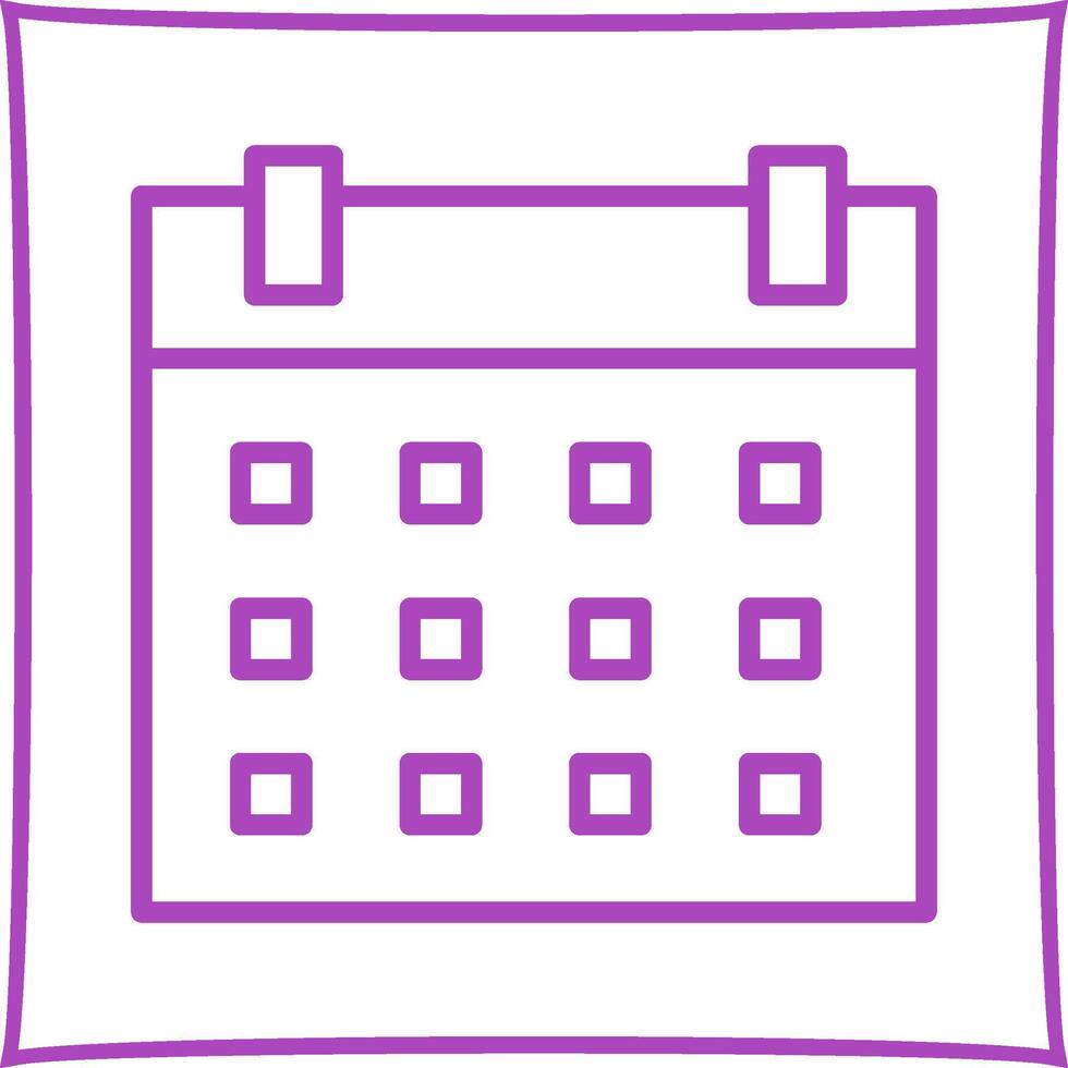 icono de vector de calendario