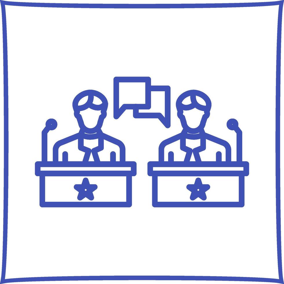 Debate Vector Icon