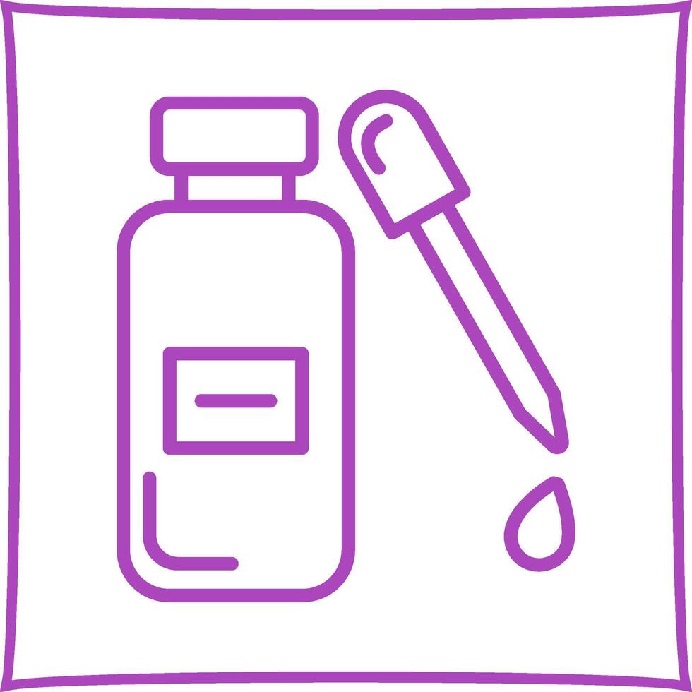 Drops Bottle Vector Icon