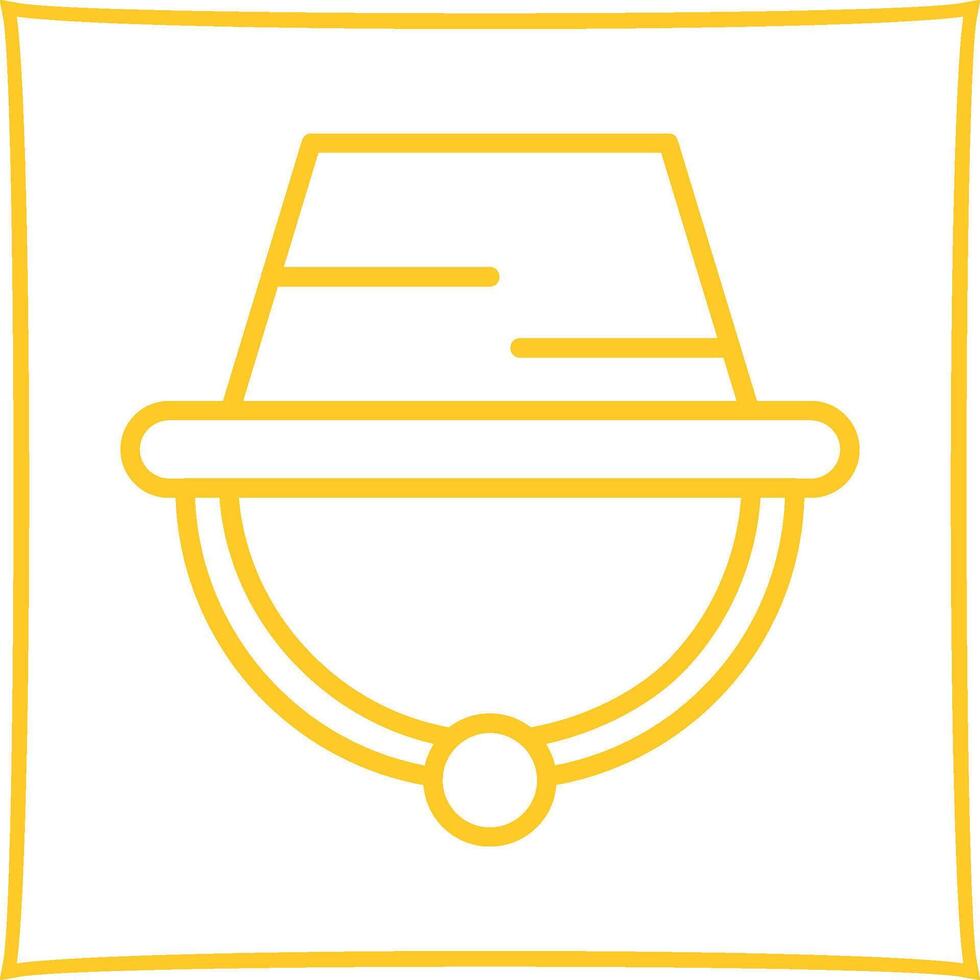 Camping Hat Vector Icon