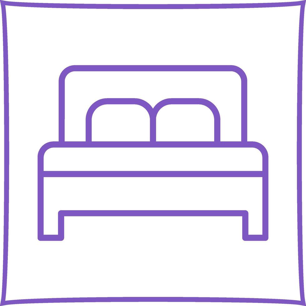 Double Bed II Vector Icon