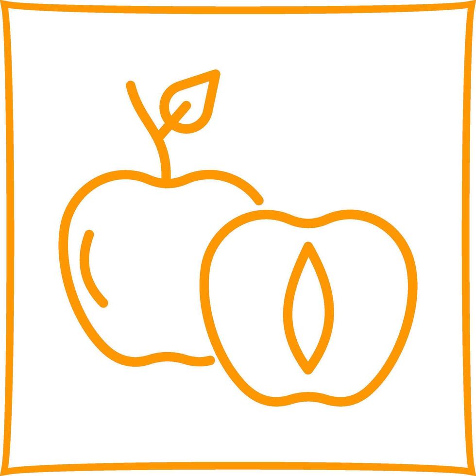 Apricot Vector Icon