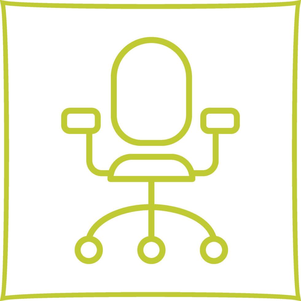 Revolving Chair Vector Icon