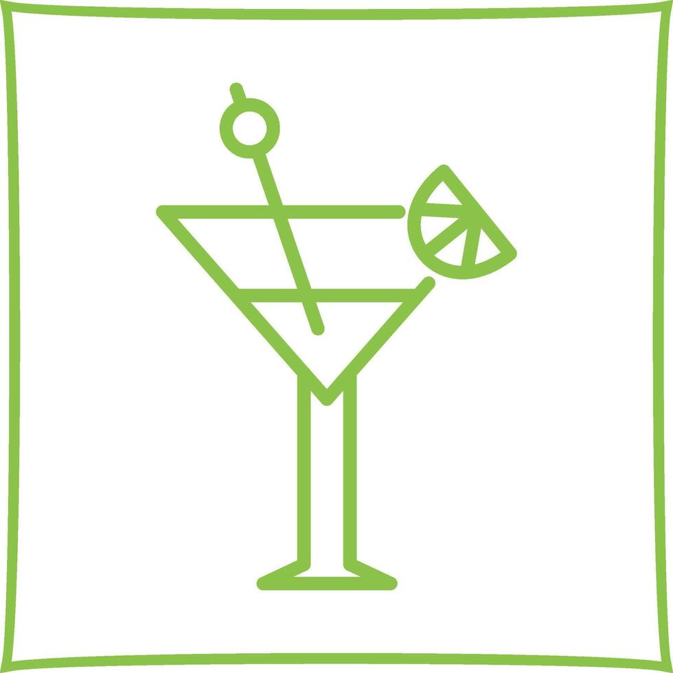 Martini Vector Icon