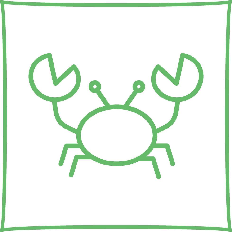 Crab Vector Icon