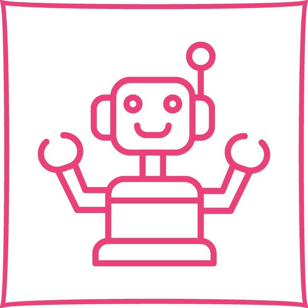 Industrial Robot III Vector Icon