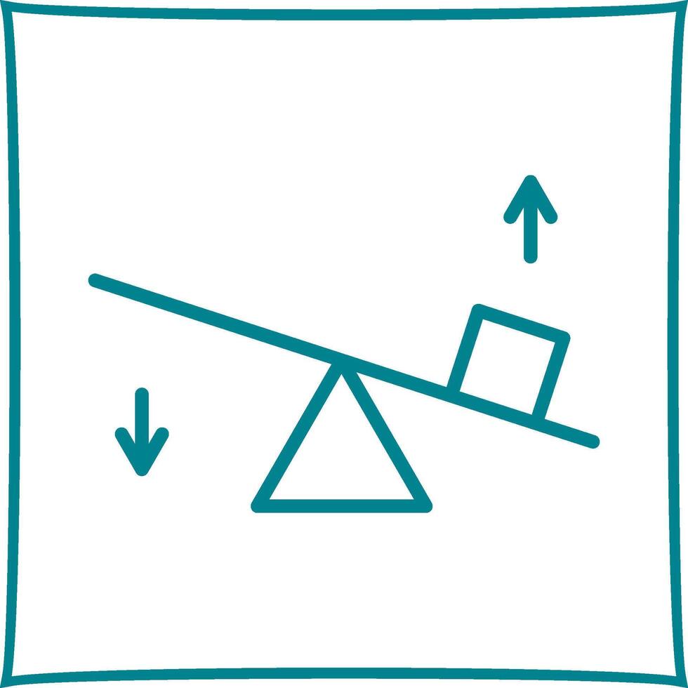 Seesaw Vector Icon