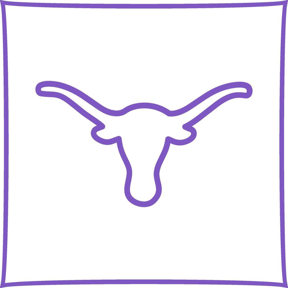 Bull Horns Vector Icon