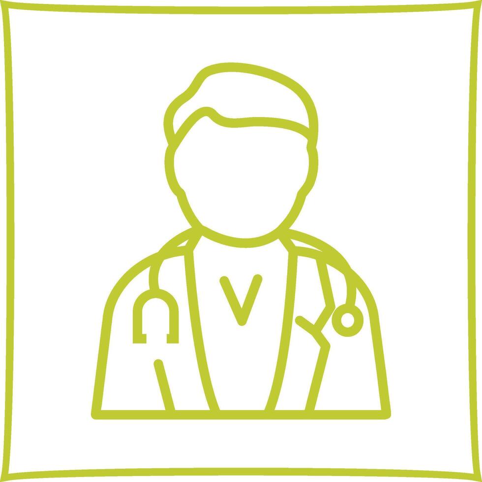 Male Doctor Vector Icon