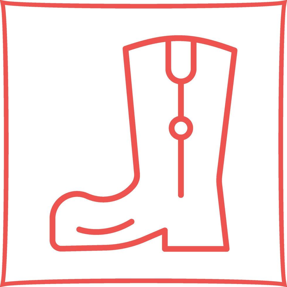 Cowboy Boot Vector Icon