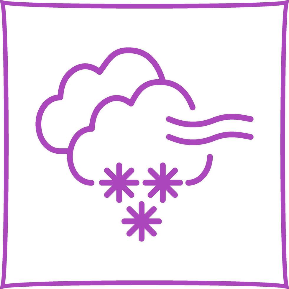 Blizzard Vector Icon