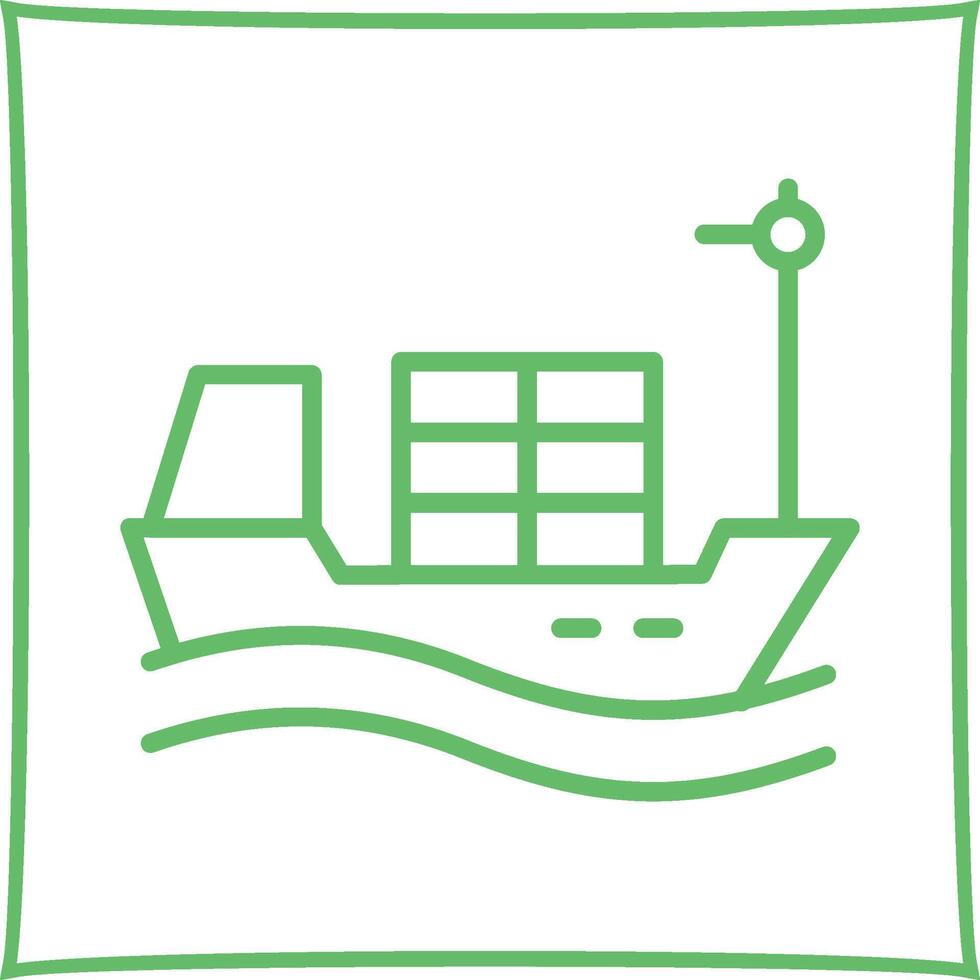 Cargo Ship I Vector Icon
