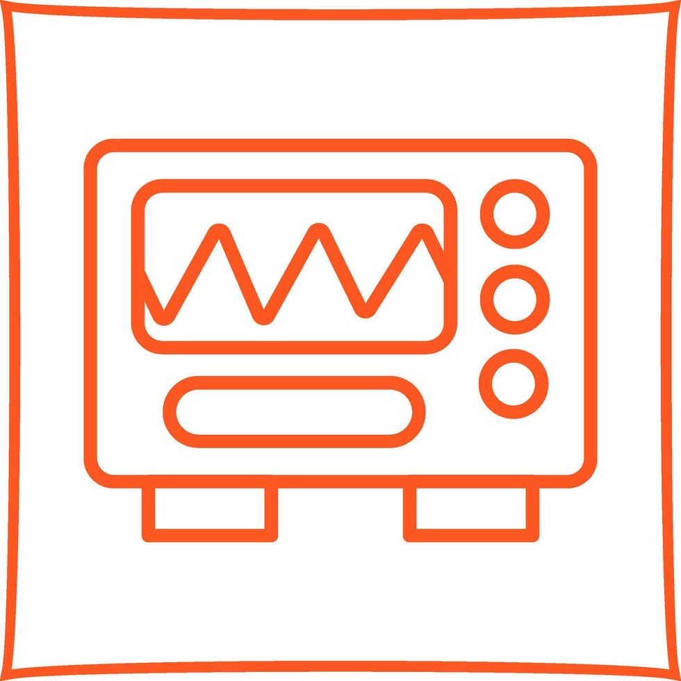 Oscilloscope Vector Icon