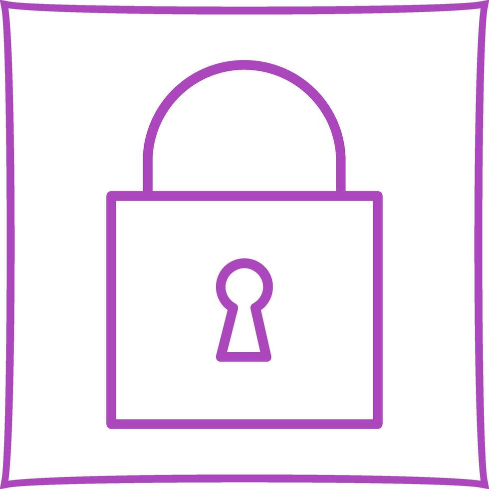 Padlock Vector Icon