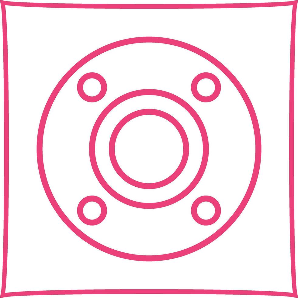 Flange Vector Icon