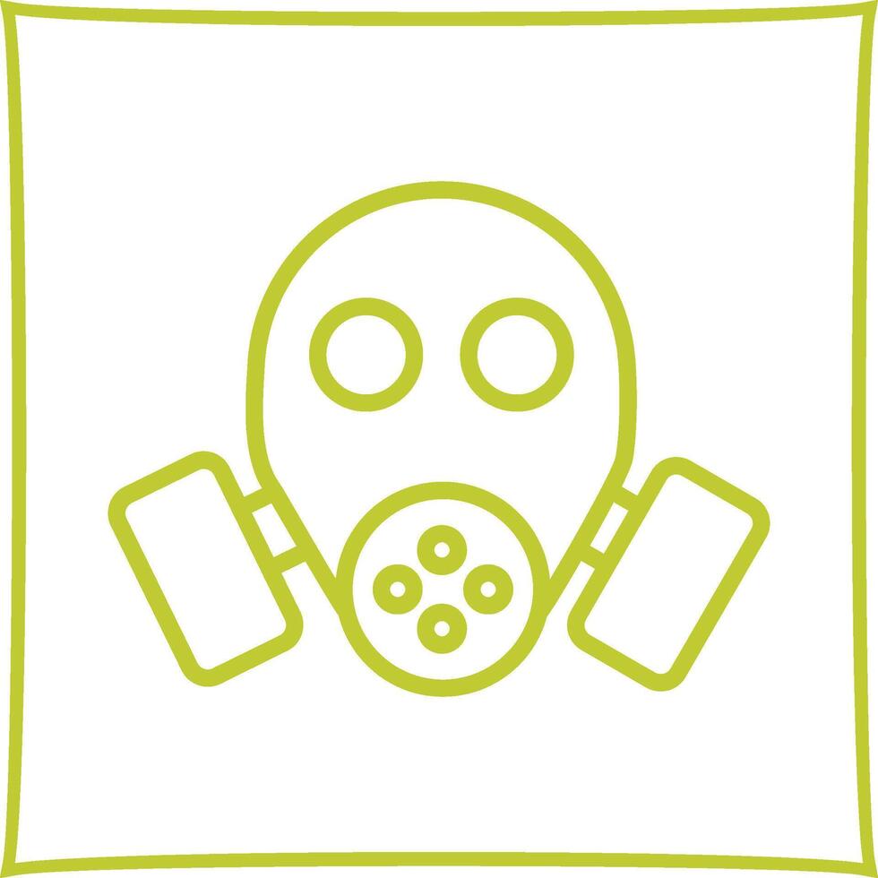 Gas Mask Vector Icon