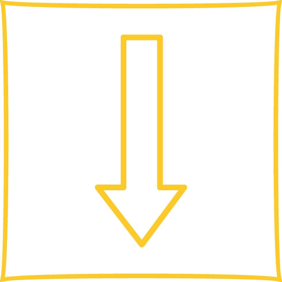 Arrow Down Vector Icon