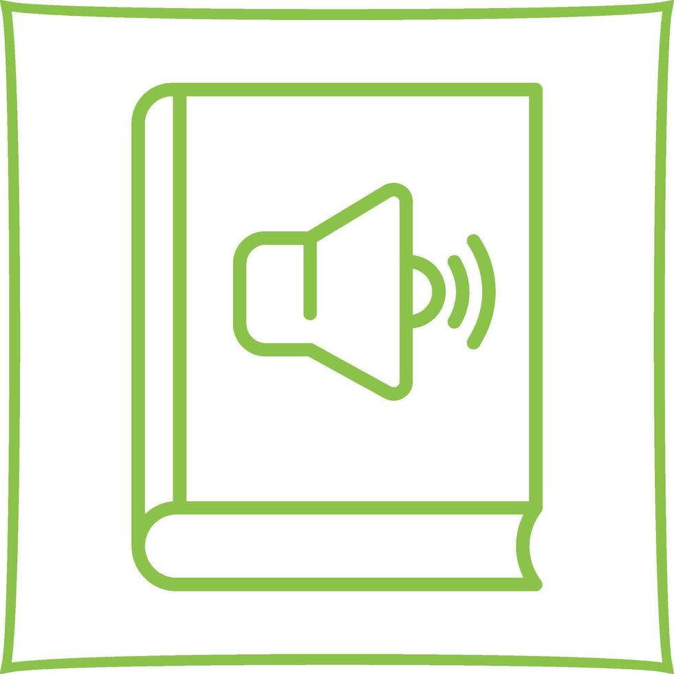 Audio Book Vector Icon