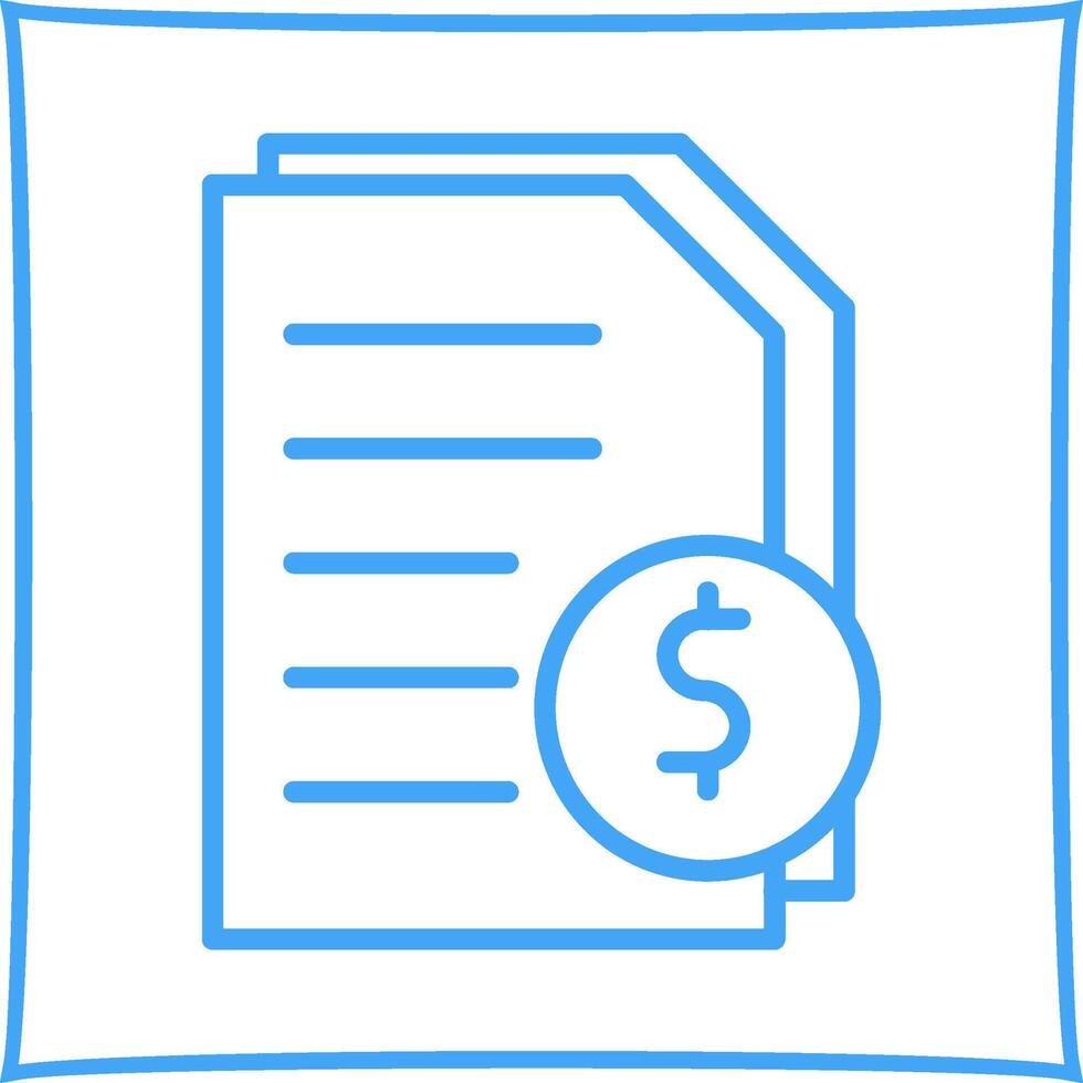 Invoices Vector Icon