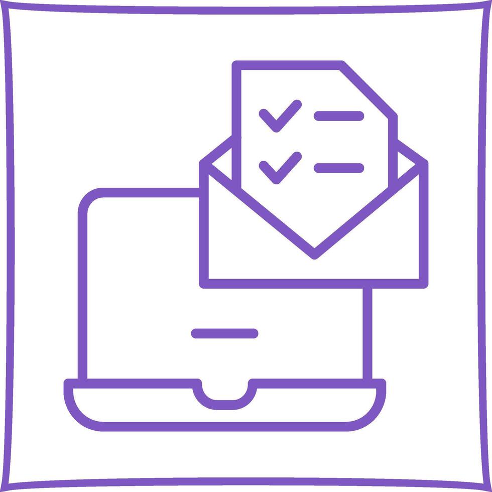 Distance Education Vector Icon